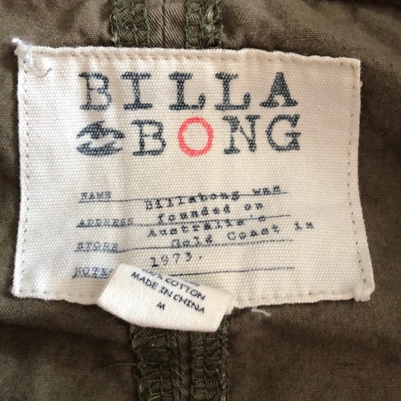 army green zip up utility jacket - Picture 2 of 3